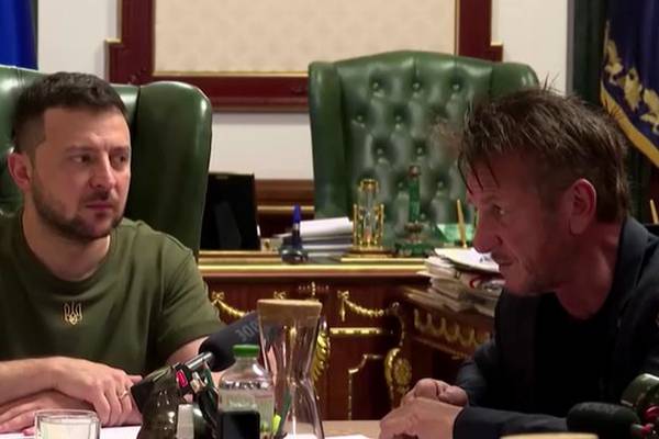 Sean Penn meets with Ukrainian President Zelenskyy again