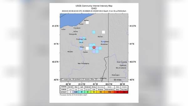 Did you feel it? Earthquake detected in Ohio Saturday morning