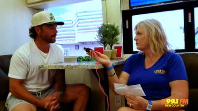 VIDEO: Chris Lane talks about baby #2, new music, and more with K99.1FM's Nancy Wilson