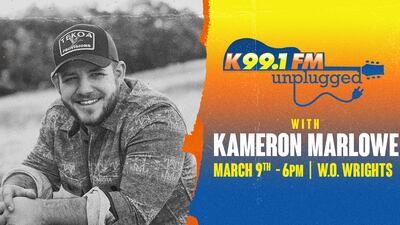K99.1FM Unplugged With Kameron Marlowe