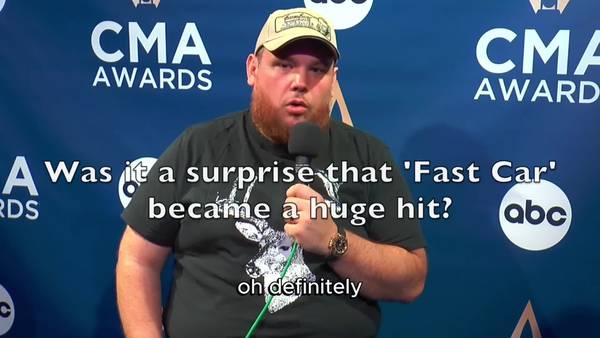 VIDEO: Luke Combs On Fast Car Being A Hit