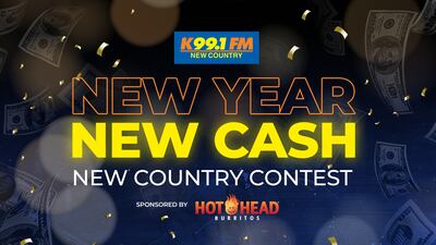 Win $1,000 With K99.1FM’s New Year, New Cash, New Country Contest