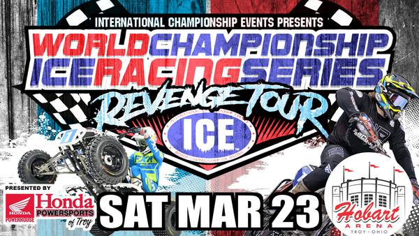 Win tickets to World Championship ICE Racing at Hobart Arena